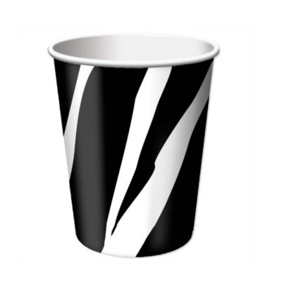 Zebra - Baby Shower Hot/Cold Cups - 8 ct
