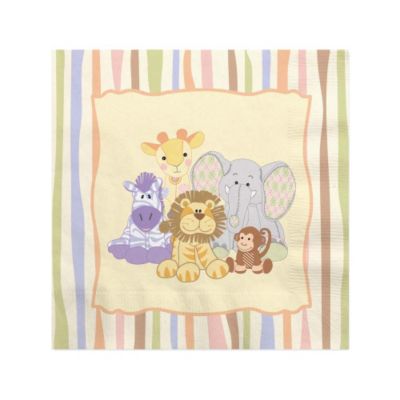 Zoo Crew - Baby Shower Beverage Napkins - 16 ct