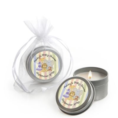 Zoo Crew  - Personalized Baby Shower Candle Tin Favors