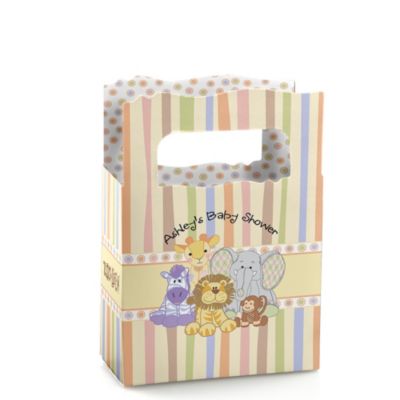 Zoo Crew  - Personalized Baby Shower Mini Favor Boxes
