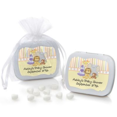 Zoo Crew - Personalized Baby Shower Mint Tin Favors