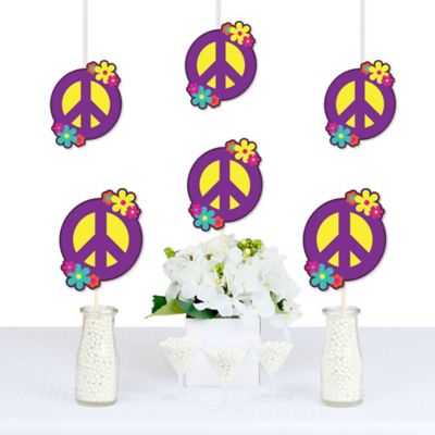 60 S Hippie 1960s Groovy Decorations Diy Sixties Party Essentials