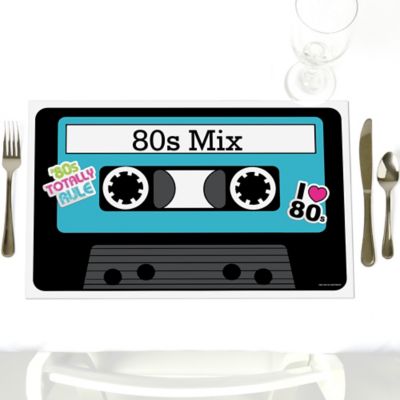 80 S Retro Party Table Decorations Totally 1980s Party