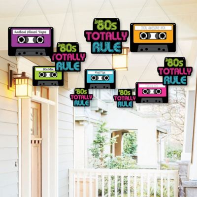 Hanging 80 S Retro Outdoor Totally 1980s Party Hanging Porch And