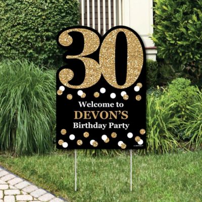 Adult 30th Birthday Gold Party Decorations Birthday Party