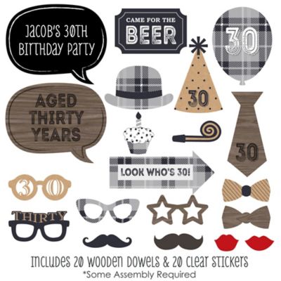 30th Birthday Party Themes & Ideas| BigDotOfHappiness.com