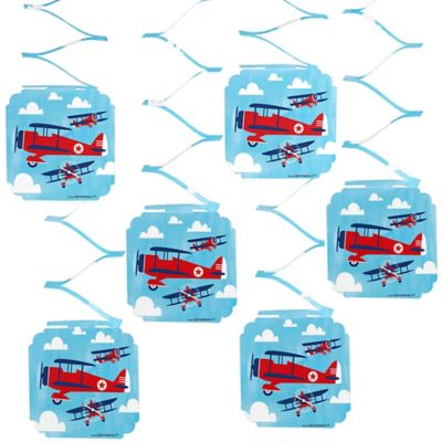 Taking Flight Airplane Vintage Plane Baby Shower Or Birthday