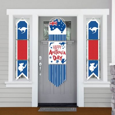 Australia Day Hanging Porch Front Door Signs G Day Mate Aussie