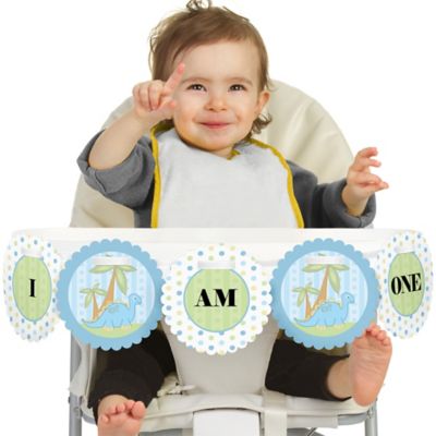 Baby Boy Dinosaur 1st Birthday I Am One First Birthday High