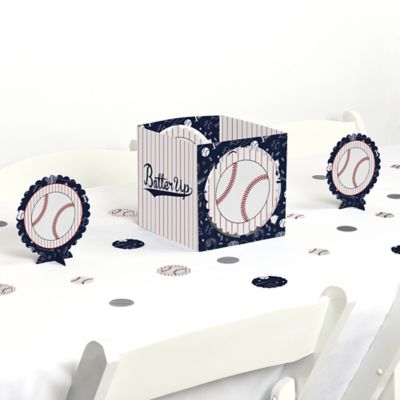 Batter Up Baseball Baby Shower Or Birthday Party Centerpiece