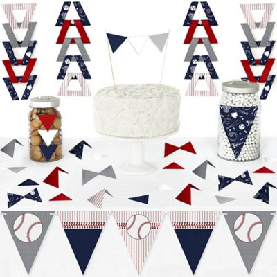 Batter Up Baseball Diy Pennant Banner Decorations Baby