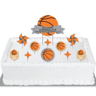 Nothin But Net Basketball Birthday Party Cake Decorating Kit