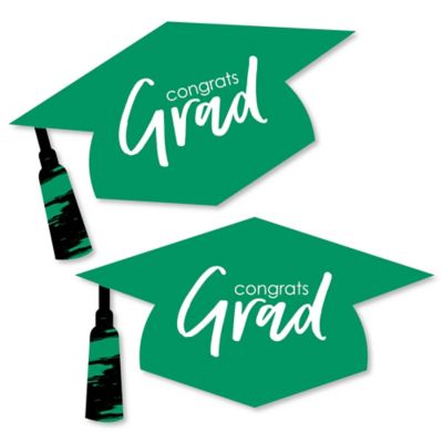 Green Grad Best Is Yet To Come Graduation Hat Decorations Diy