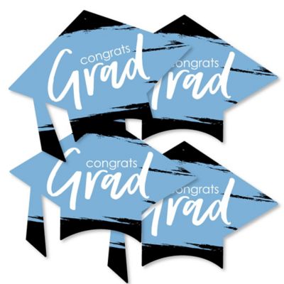 Light Blue Grad Best Is Yet To Come Grad Cap Decorations Diy