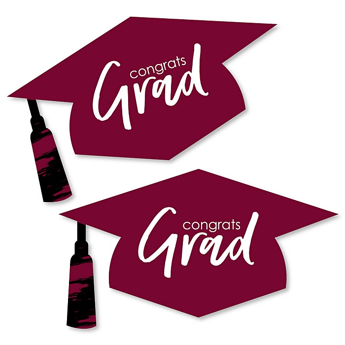 Maroon Grad - Best is Yet to Come - Graduation Hat Decorations DIY ...