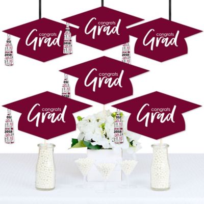 Maroon Grad - Best is Yet to Come - Graduation Hat Decorations DIY