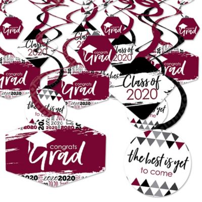 Maroon Grad Best Is Yet To Come 2020 Burgundy Graduation Party