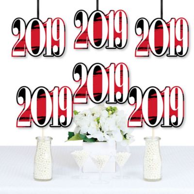 Red Grad Best Is Yet To Come 2019 Decorations Diy Red Graduation Party Essentials Set Of 20