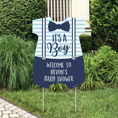 It S A Boy Party Decorations Blue Baby Shower Personalized