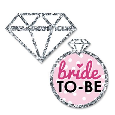 BrideToBe DIY Shaped Bridal Shower or Classy Bachelorette Party