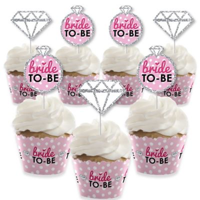 Bride To Be Cupcake Decoration Bridal Shower Or Classy