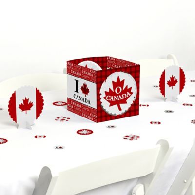 Canada Day Canadian Party Centerpiece And Table Decoration Kit