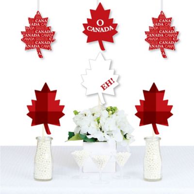 Canada Day Maple Leaf Decorations Diy Canadian Party Essentials