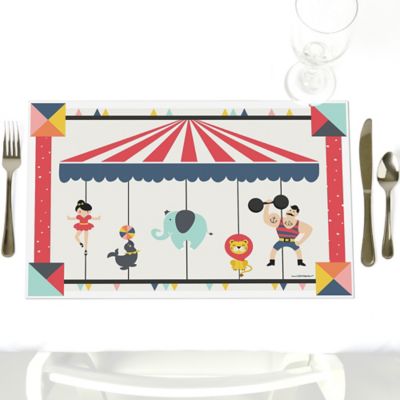 Carnival Cirque Du Soiree Party Table Decorations Baby Shower