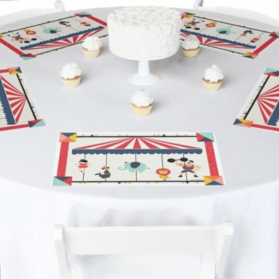 Carnival Cirque Du Soiree Party Table Decorations Baby Shower