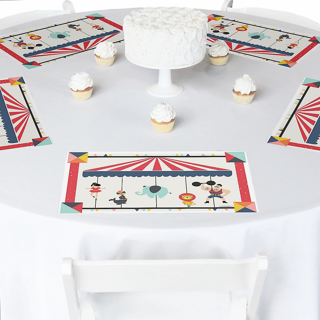 Carnival Cirque Du Soiree Party Table Decorations Baby Shower