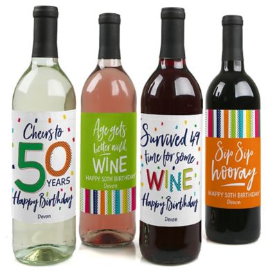 50th Birthday Cheerful Happy Birthday Custom Decorations For
