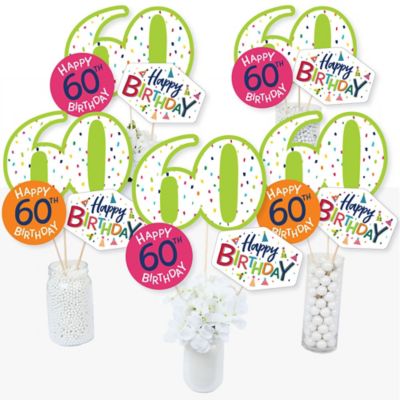 60th Birthday Cheerful Happy Birthday Colorful Sixtieth