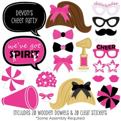 We've Got Spirit Cheerleading 20 Piece Birthday Party or