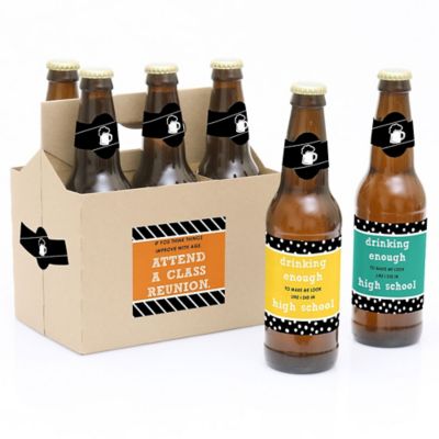 Class Reunion Decorations For Women And Men 6 Beer Bottle