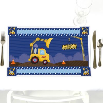 Construction Truck Party Table Decorations Baby Shower Or