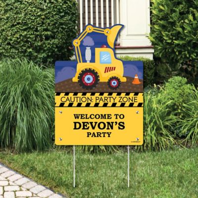 Construction Truck Party Decorations Birthday Party Or Baby