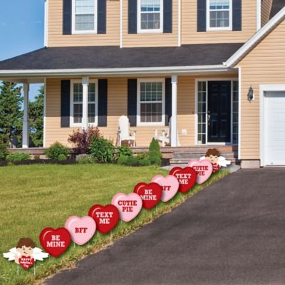 Conversation Hearts Cupid And Heart Lawn Decorations Outdoor