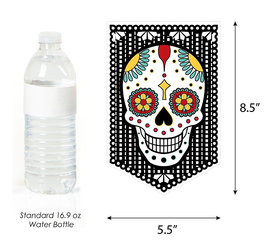 Day Of The Dead Personalized Halloween Sugar Skull Birthday