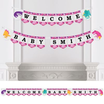 Roar Dinosaur Girl Personalized Dino Mite T Rex Baby Shower