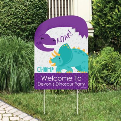 Roar Dinosaur Girl Party Decorations Dino Mite T Rex Baby