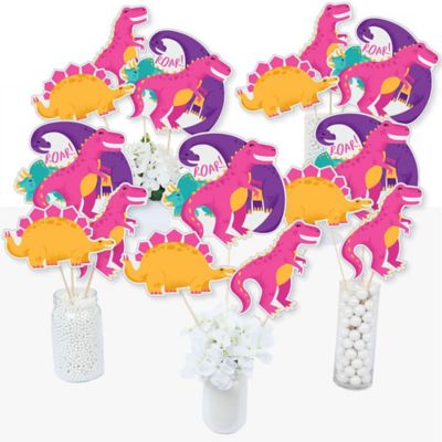 Roar Dinosaur Girl Dino Mite T Rex Baby Shower Or Birthday Party