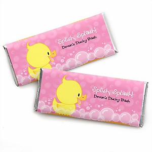 Pink Ducky Duck Baby Shower Theme Bigdotofhappiness Com