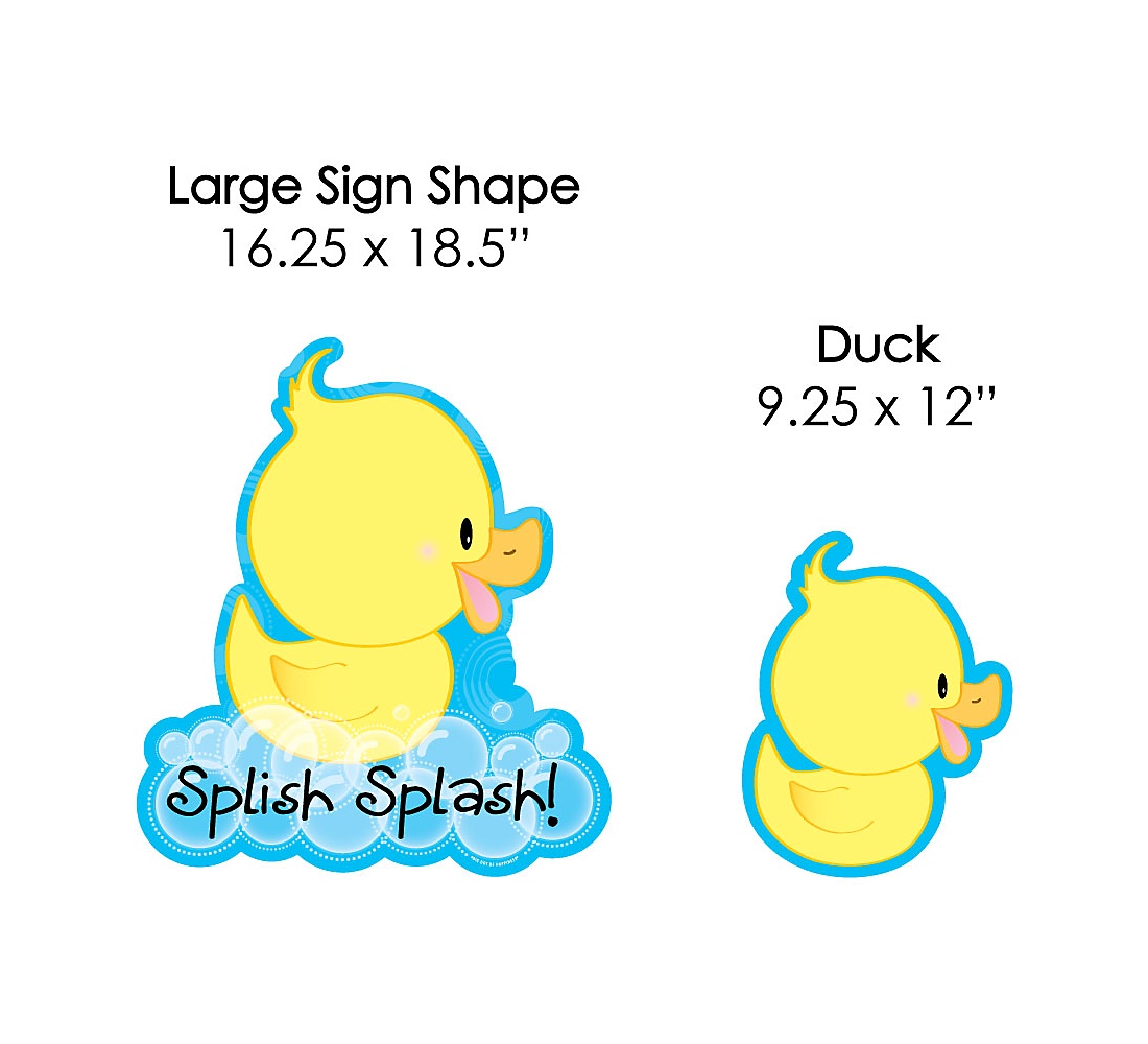 Ducky Duck Yard Sign Outdoor Lawn Decorations Baby Shower Or