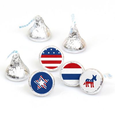 Democrat Election Round Candy Labels Democratic Political 2020