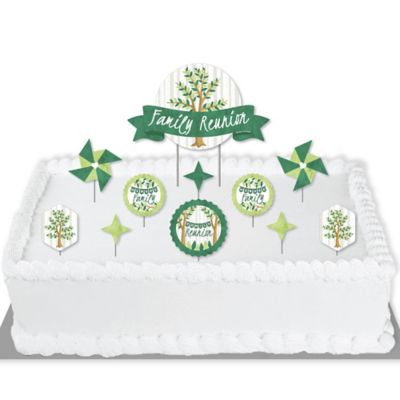 Family Tree Reunion Family Gathering Party Cake Decorating Kit