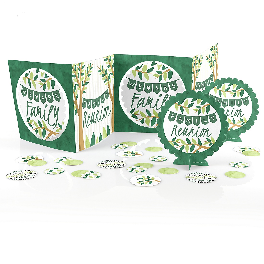 Family Tree Reunion Family Gathering Party Centerpiece And Table