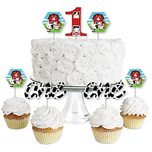 Farm Animals 1st Birthday First Birthday Boy Or Girl Smash Cake