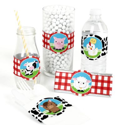 Farm Animals Diy Party Supplies Barnyard Baby Shower Or