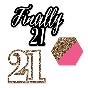 Finally 21 Girl - 21st Birthday - Birthday Party Theme ...