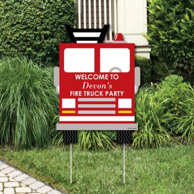 Fired Up Fire Truck Party Decorations Firefighter Firetruck
